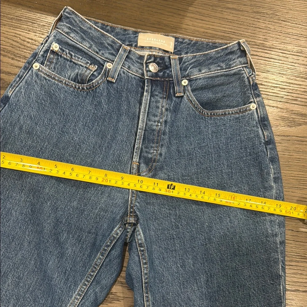 Everlane The Curvy 90’s Cheeky Straight Women's Blue Jeans SZ: 26R - Picture 9 of 9